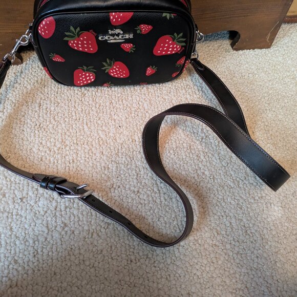 Strawberry Coach Jamie Camera Bag Crossbody - Picture 5 of 6